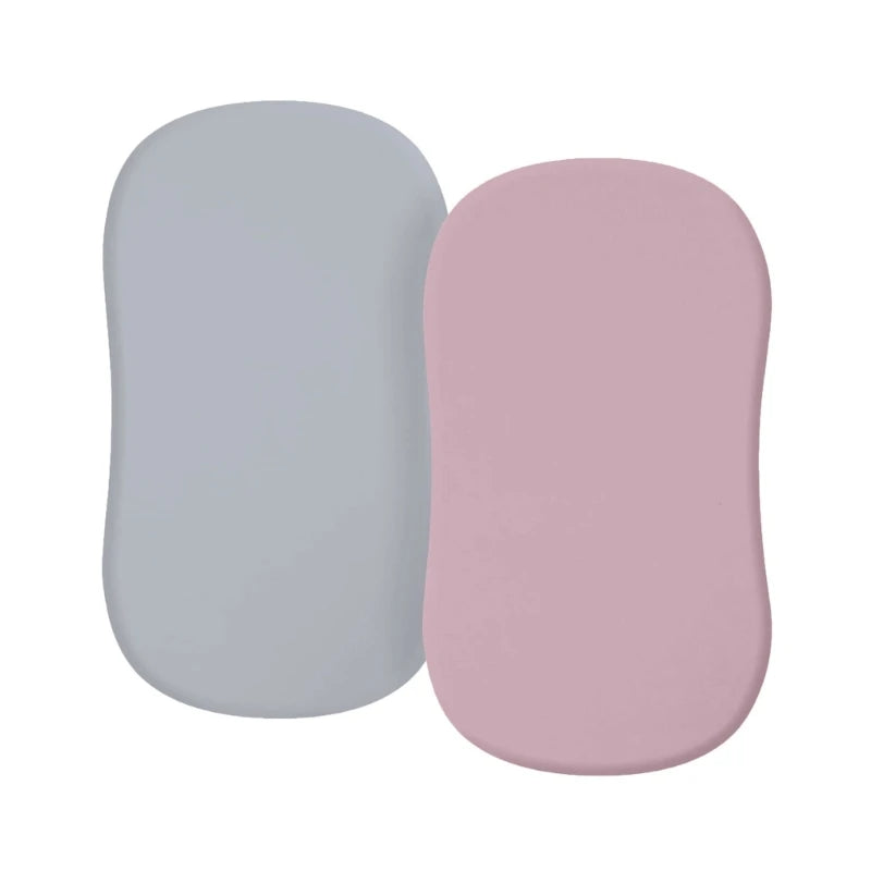 2xBaby Fitted Crib Sheets Mattress Protector Cover Sheet Protectors Infant Toddlers Boys Girls Bedding Accessories Set 1560