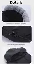 Adjustable Baby Car Seat Zipped Blanket for Babies Winter Multi Purpose Fleece Lined Warm Hooded Toddler Footmuff Waterproof